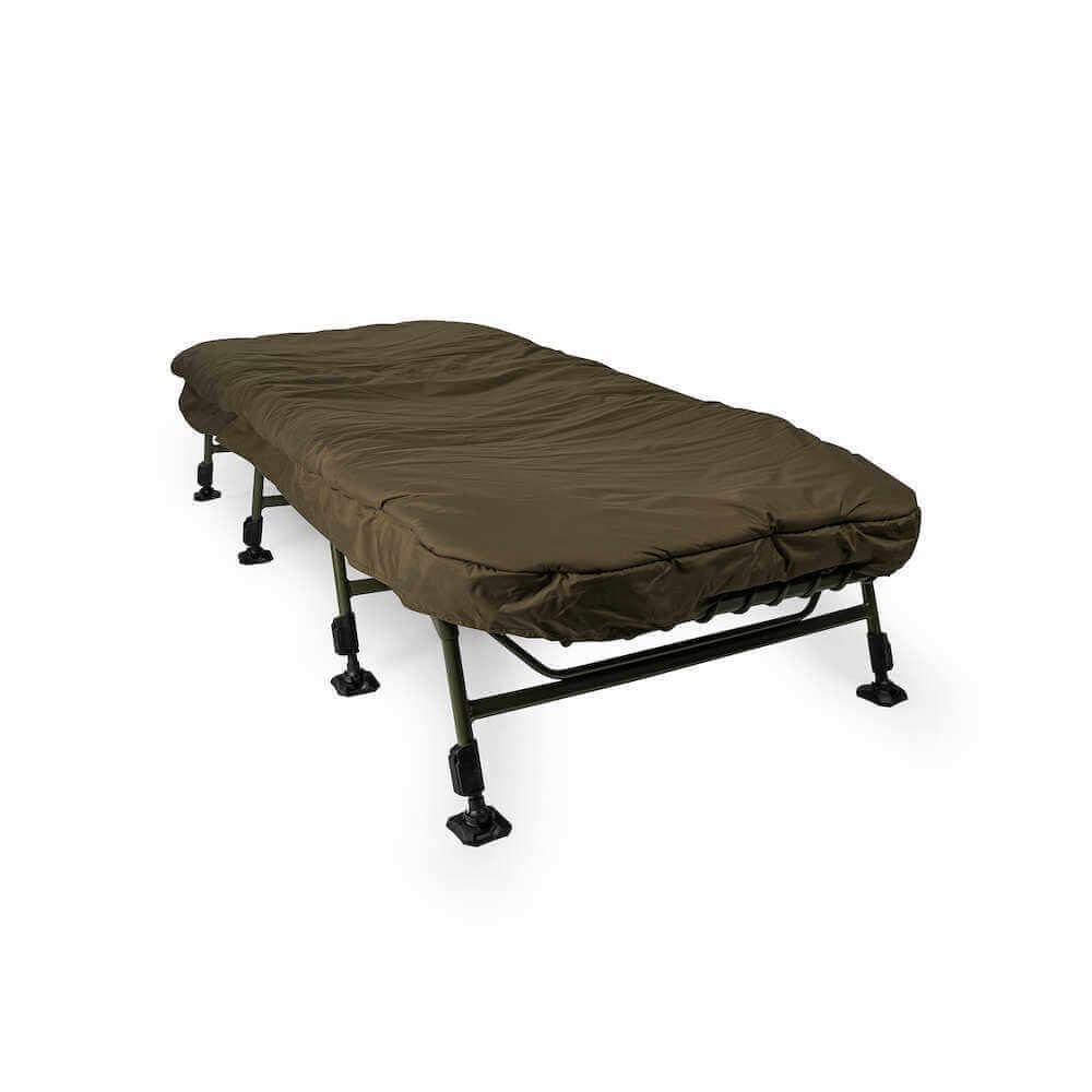 Bed Chair so spacím vakom Avid Carp Benchmark Ultra X System 8 nôh