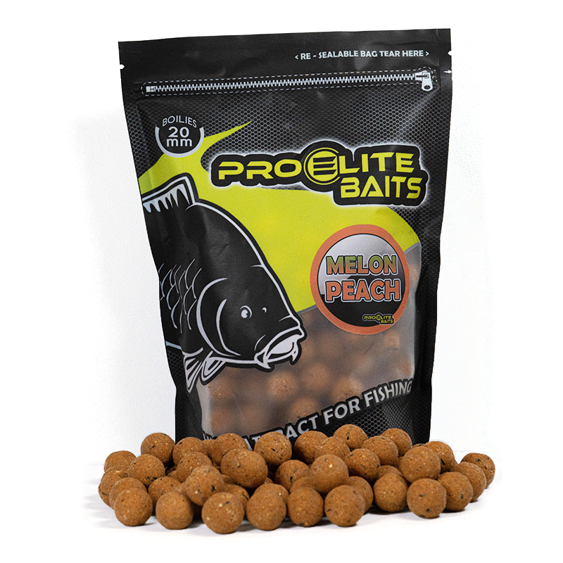 Boilies Pro Elite Baits Melón & Peach 20 mm