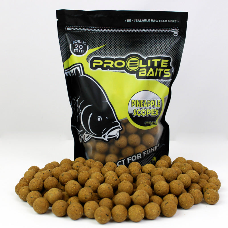 Boilies Pro Elite Baits Scopex 20 mm ananás