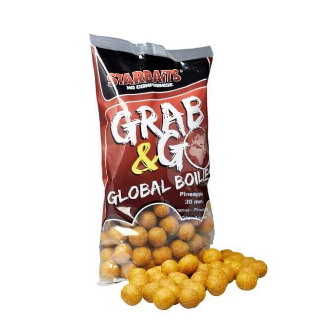Boilies Starbaits Grab Go Global Ananás 20 mm
