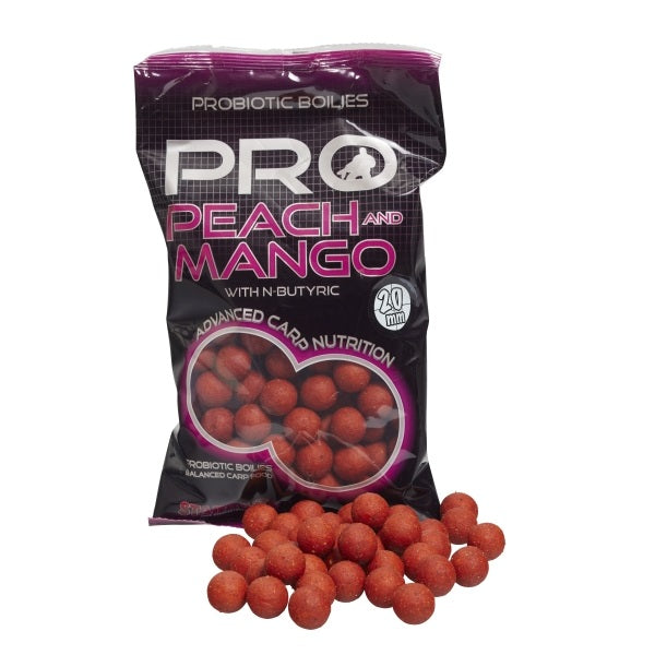 Boilies Starbaits Probiotic Peach Rukoväť 24 mm