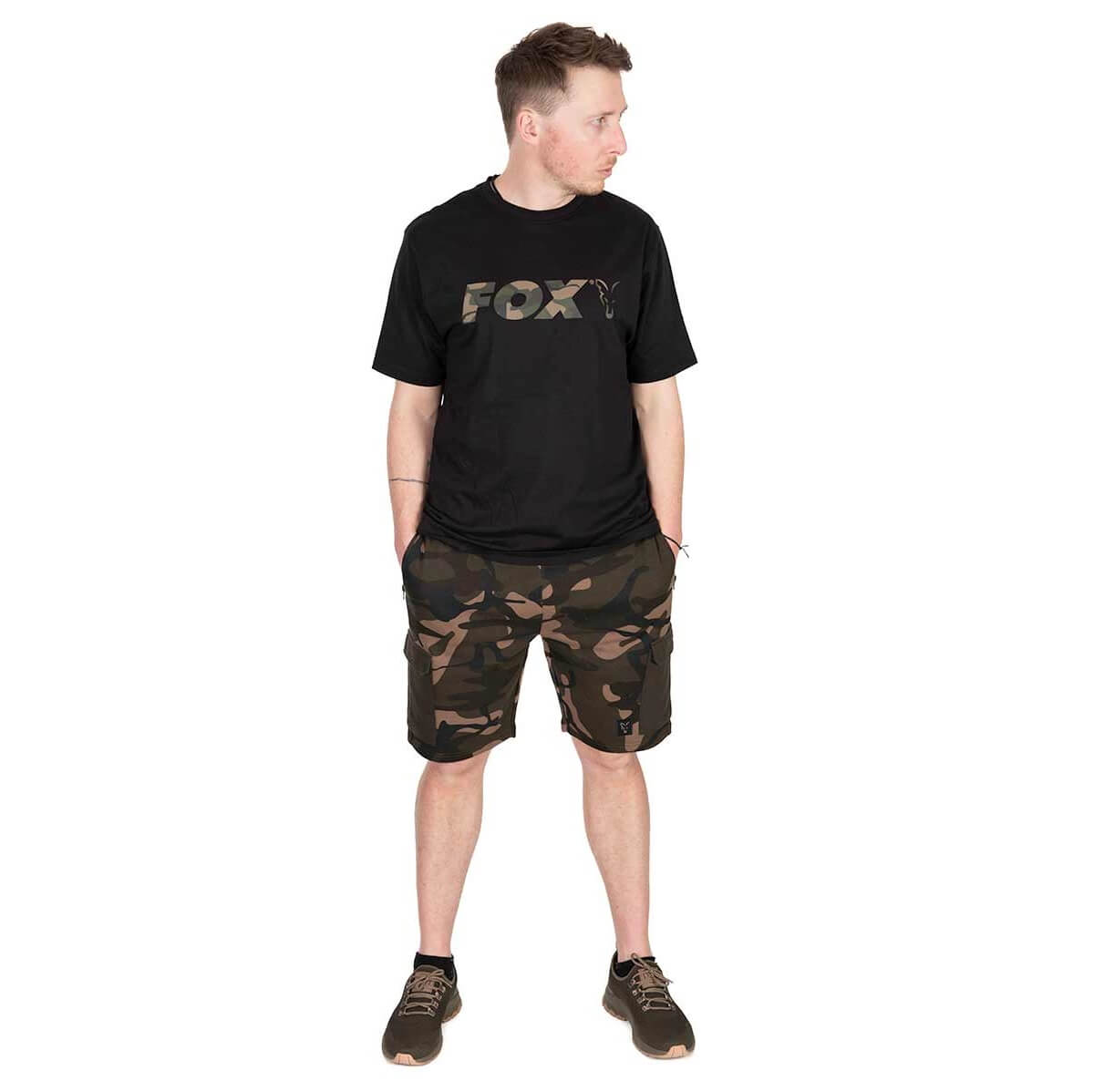 Tričko Fox Logo T Black/Camo