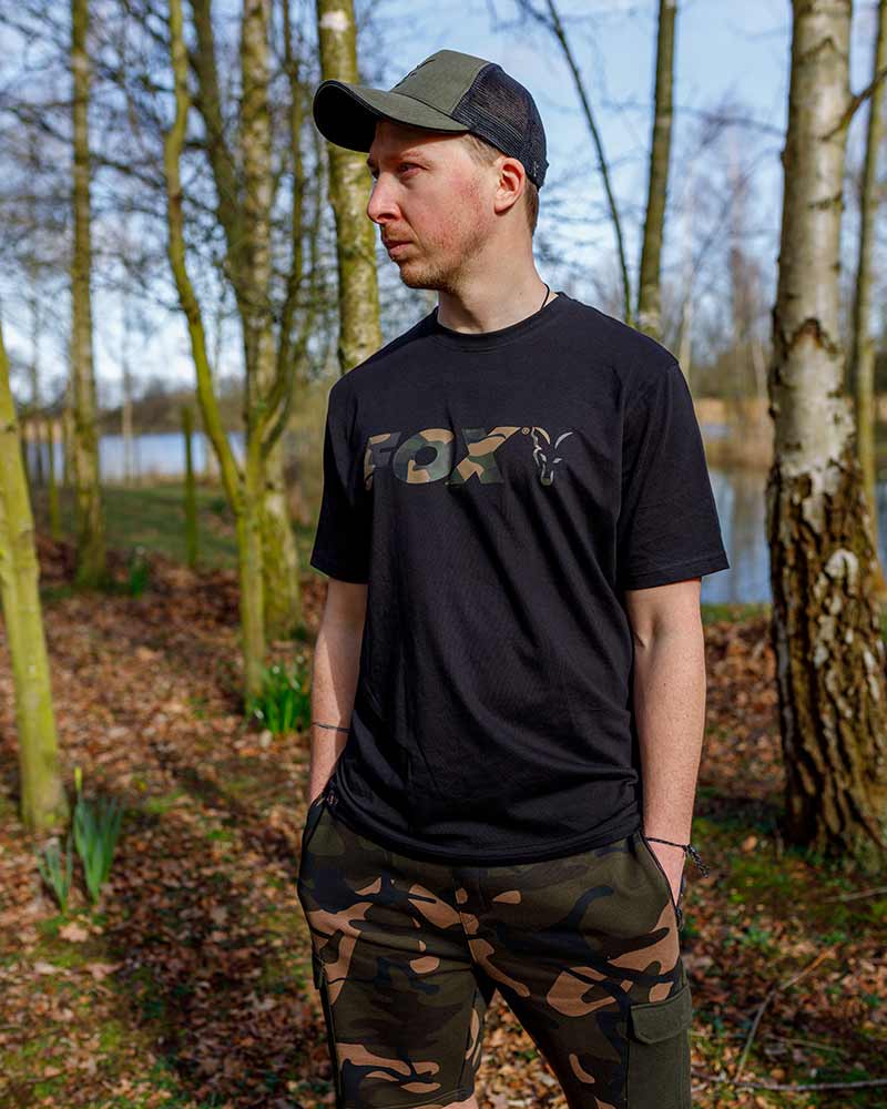 Tričko Fox Logo T Black/Camo