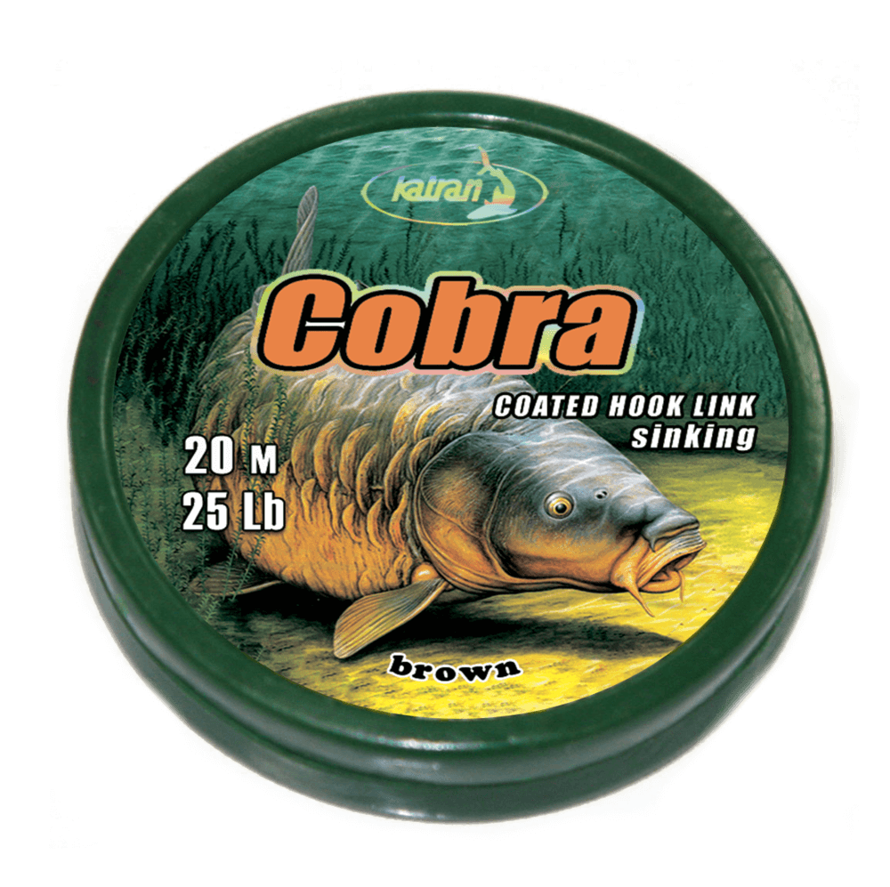 Zapletanie Katran Coated Hooklink Cobra 25 lb 20 m