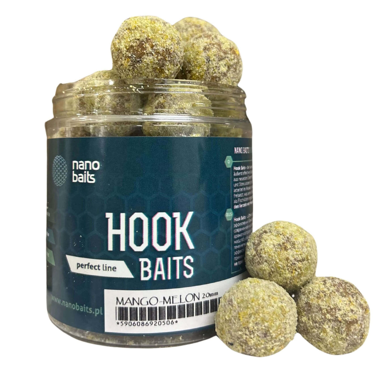 Hard Hook Baits Nano Baits Melónová rukoväť 18 mm