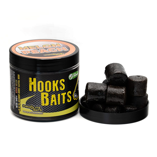 Háčik Pellets v kvapaline Pro Elite Baits Melón & Peach 14-20 mm