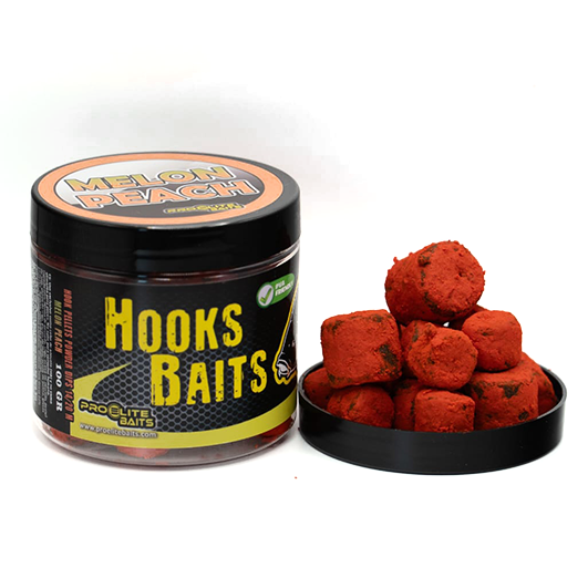 Háčik Pellets práškový Pro Elite Baits Melón & Peach 14-20 mm