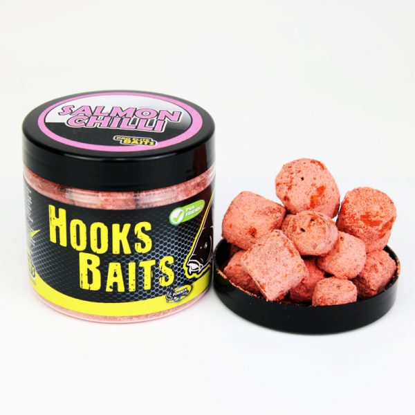 Háčik Pellets práškový Pro Elite Baits Losos Chilli 14-20 mm