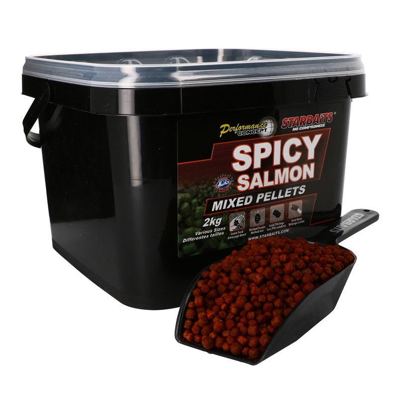 Zmes peliet Starbaits Spicy Salmon 2 kg