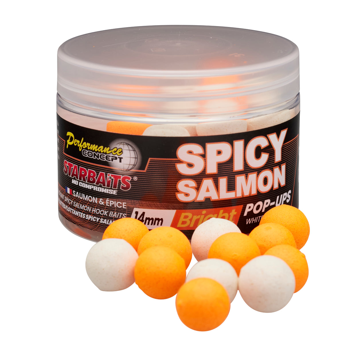 Pop ups Starbaits PC Spicy Salmon Jasný 14 mm