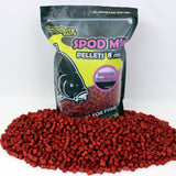 Pellets Spod Mix Pro Elite Baits Banán Strawberry 8 mm