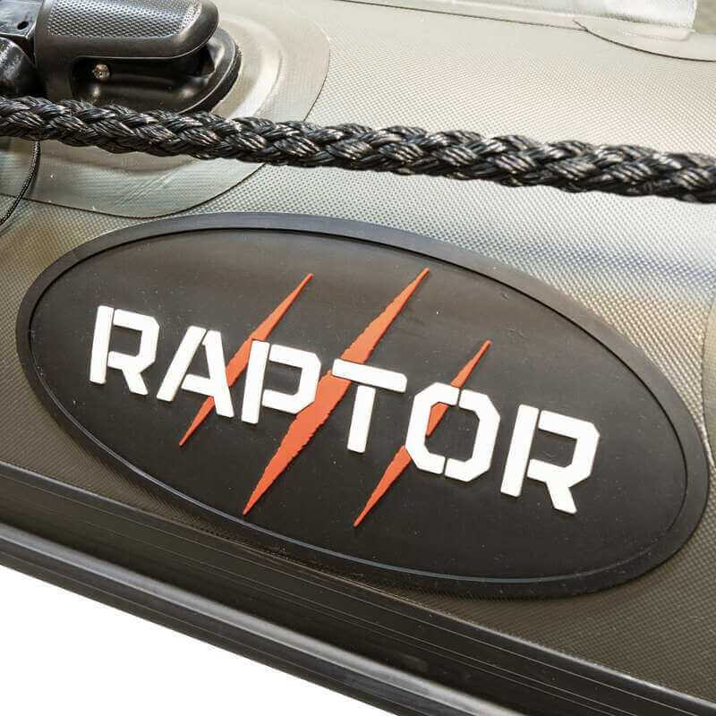 Barca Raptor 230 x Wide con cubierta de aire Verde 7