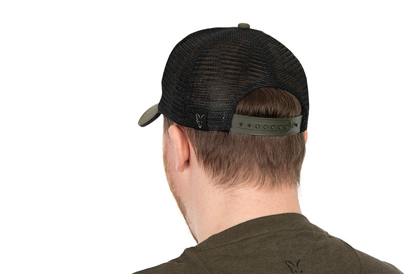 Gorra Fox Trucker Negra Verde 2