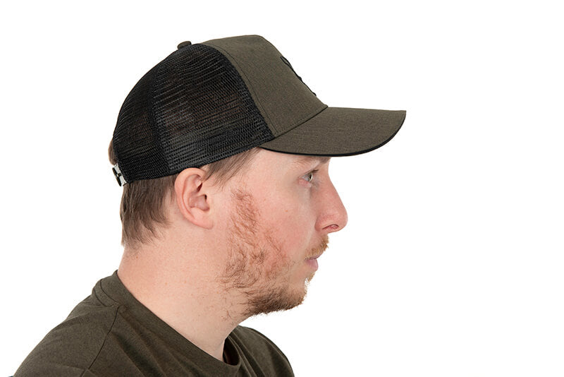 Gorra Fox Trucker Negra Verde 3