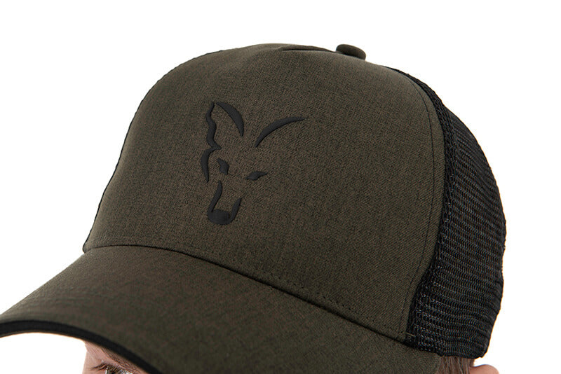 Gorra Fox Trucker Negra Verde 5