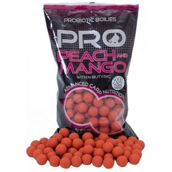 Starbaits Probio Peach Mango 1kg 20mm